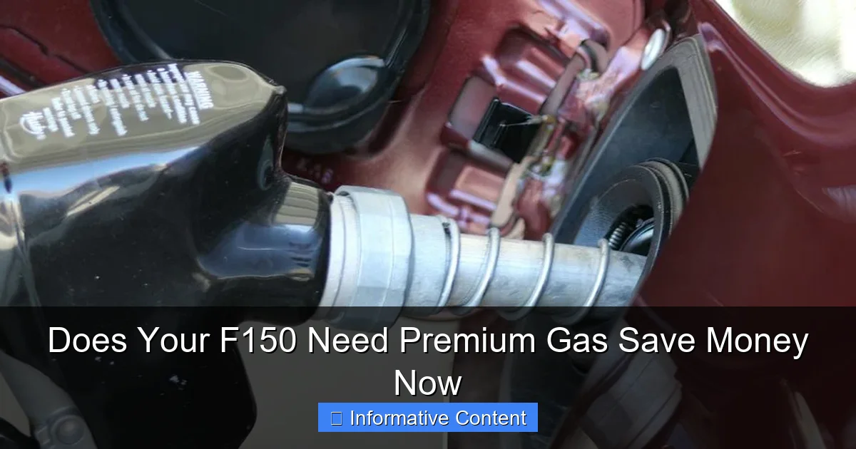 Does Your F150 Need Premium Gas Save Money Now