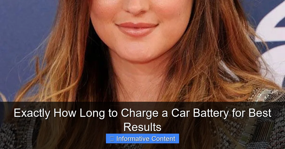 Exactly How Long to Charge a Car Battery for Best Results