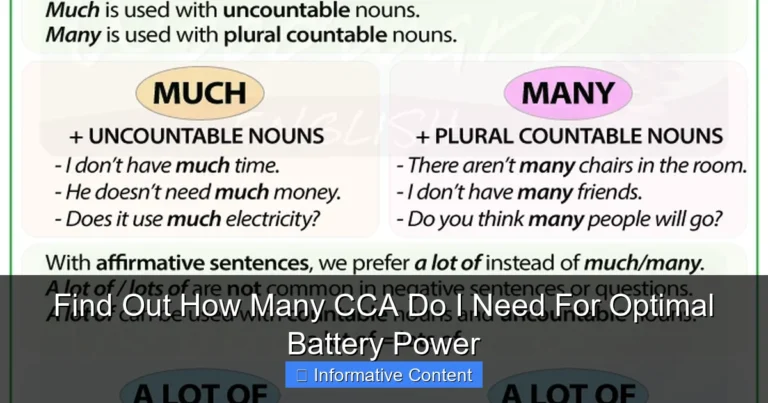 Find Out How Many CCA Do I Need For Optimal Battery Power