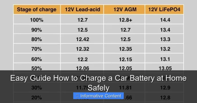 Easy Guide How to Charge a Car Battery at Home Safely