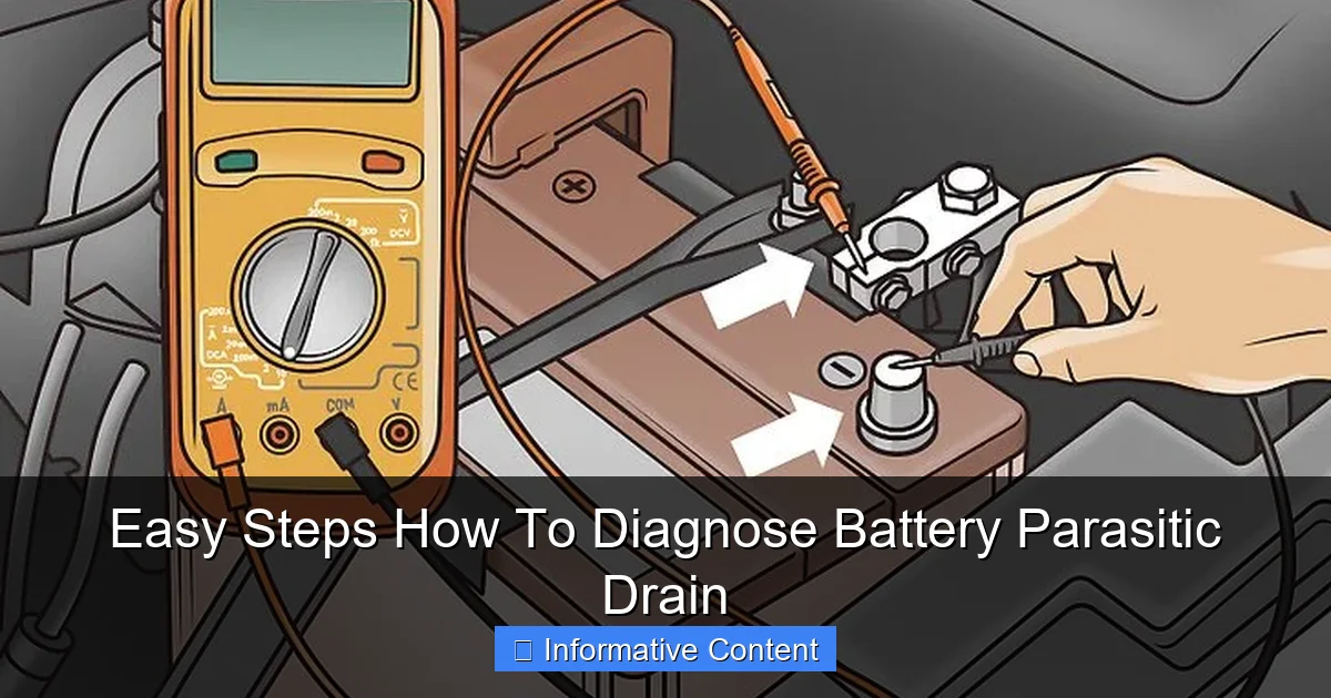 Easy Steps How To Diagnose Battery Parasitic Drain