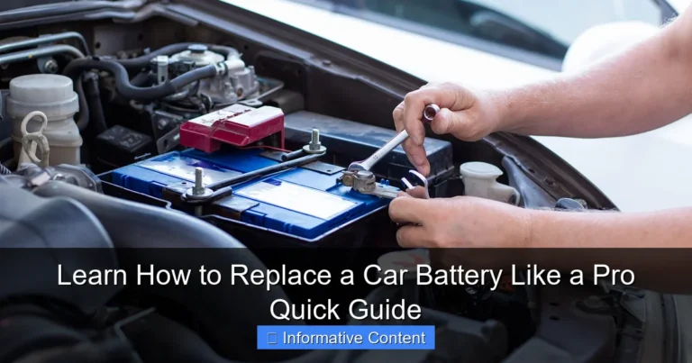 Learn How to Replace a Car Battery Like a Pro Quick Guide