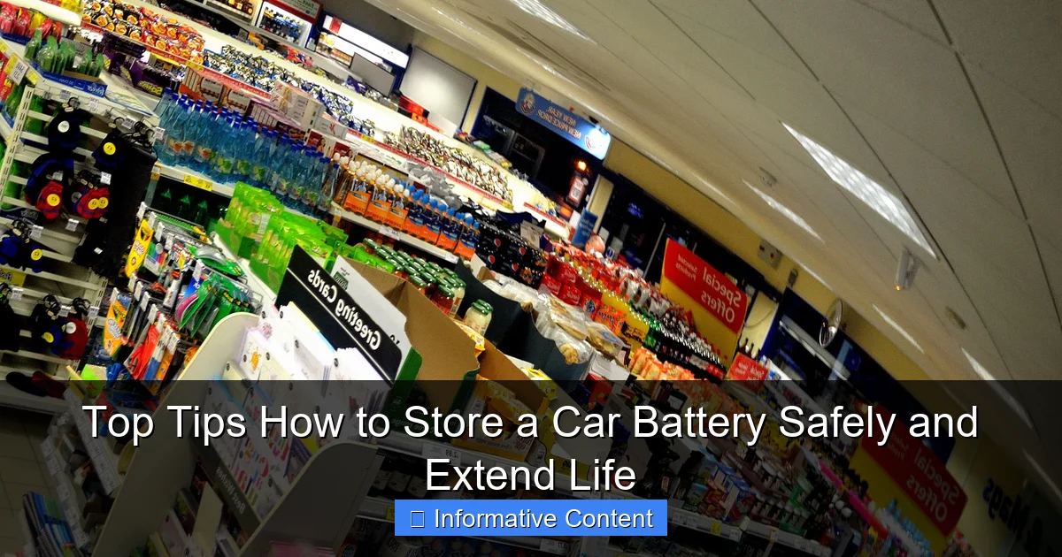Top Tips How to Store a Car Battery Safely and Extend Life