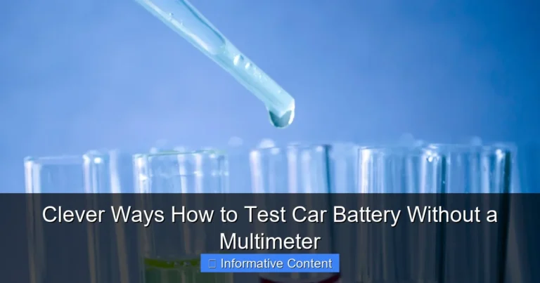 Clever Ways How to Test Car Battery Without a Multimeter