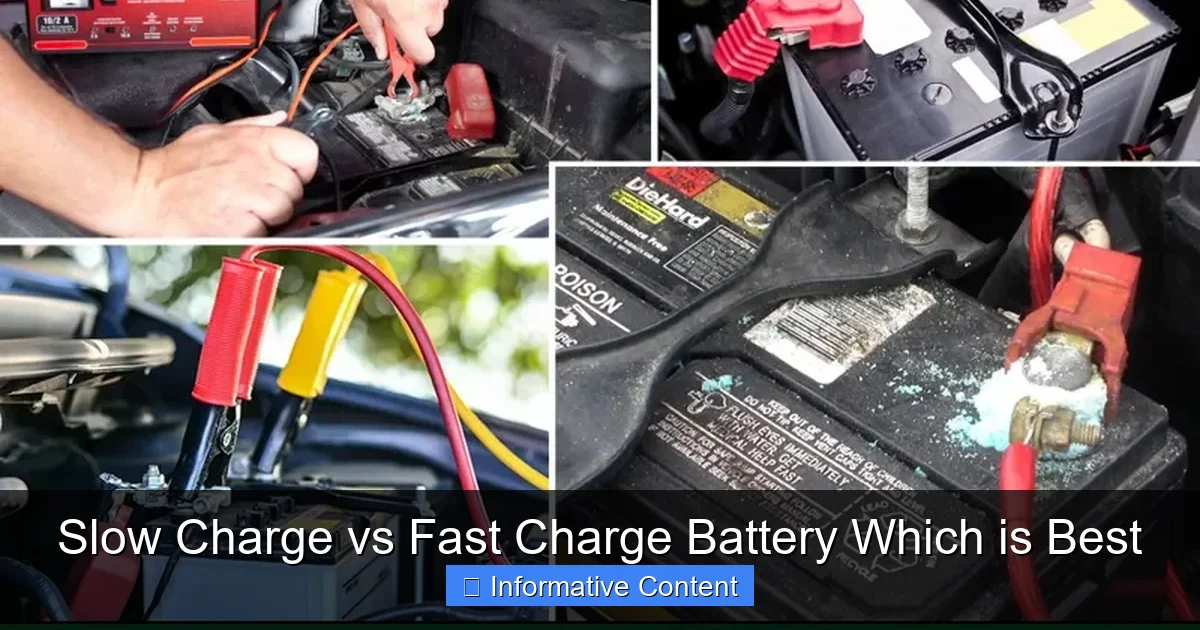 Slow Charge vs Fast Charge Battery Which is Best