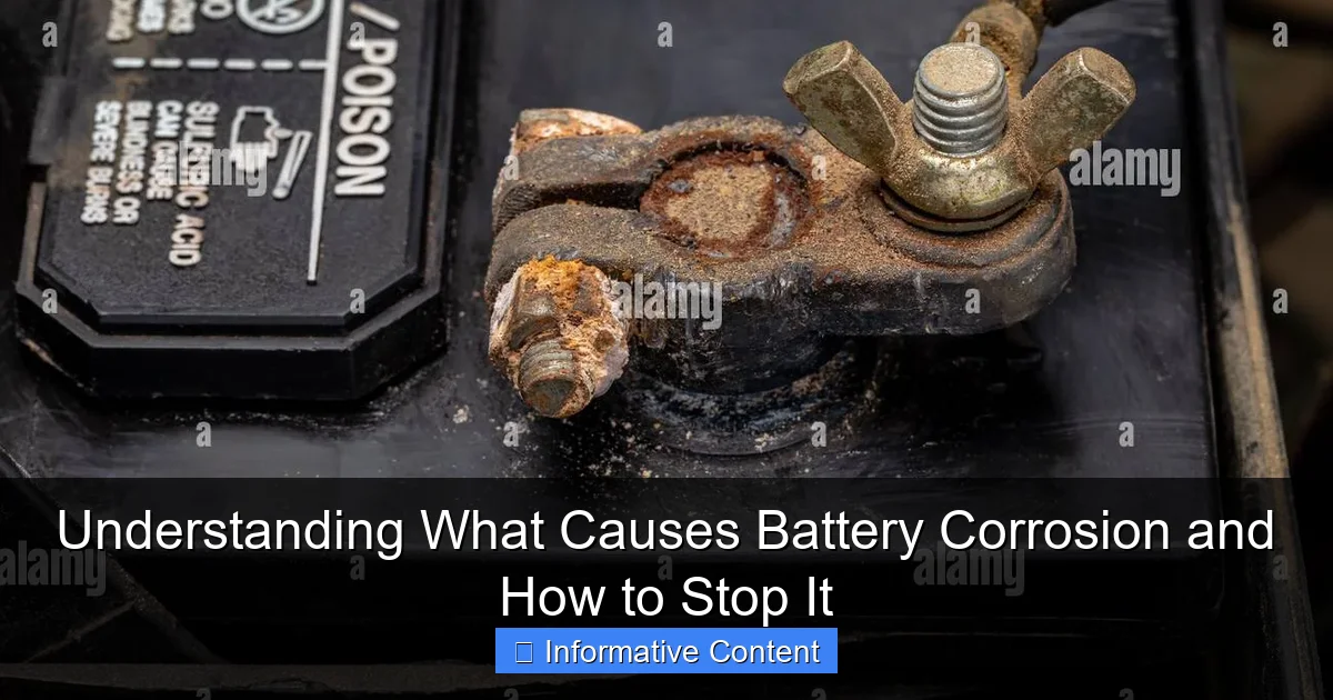 Understanding What Causes Battery Corrosion and How to Stop It