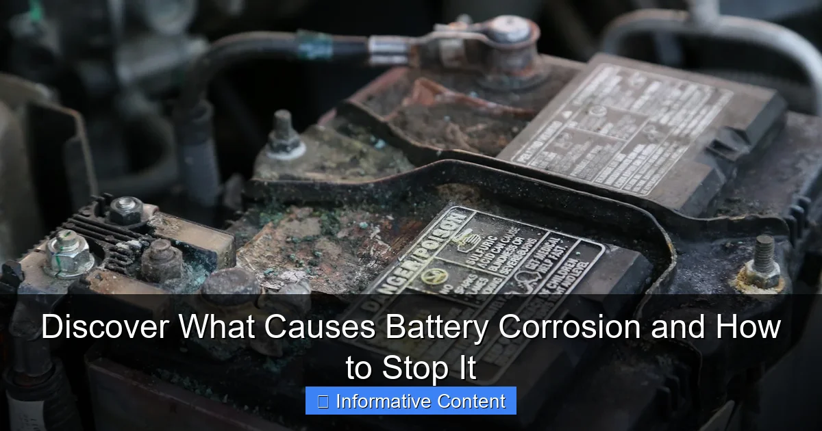 Discover What Causes Battery Corrosion and How to Stop It