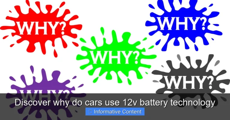 Discover why do cars use 12v battery technology